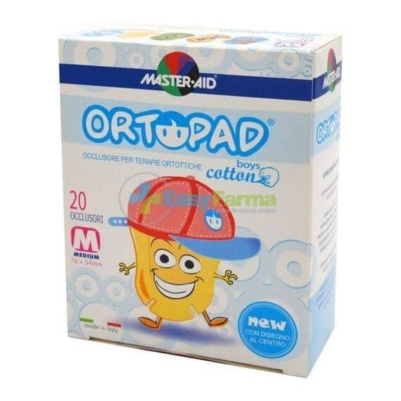 Master Aid Ortopad Boys Medium 76x54mm 20 Occlusori | Acquista Online su Farmaclick