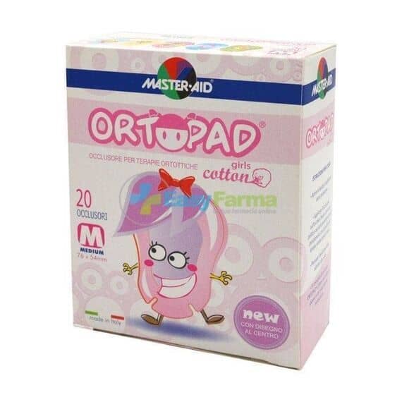 Master Aid Ortopad Girls Medium 76x54mm 20 Occlusori | Acquista Online su Farmaclick