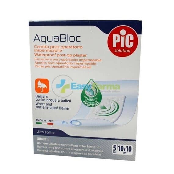 Pic Aqua Bloc Cerotto Post Operatorio Impermeabile 5 Pz 10x10 Cm | Acquista Online su Farmaclick