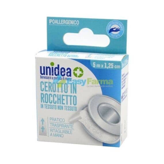 Cerotto in Rocchetto Unidea Tessuto Non Tessuto 5 M X 1,25 Cm 1 Pezzo | Acquista Online su Farmaclick
