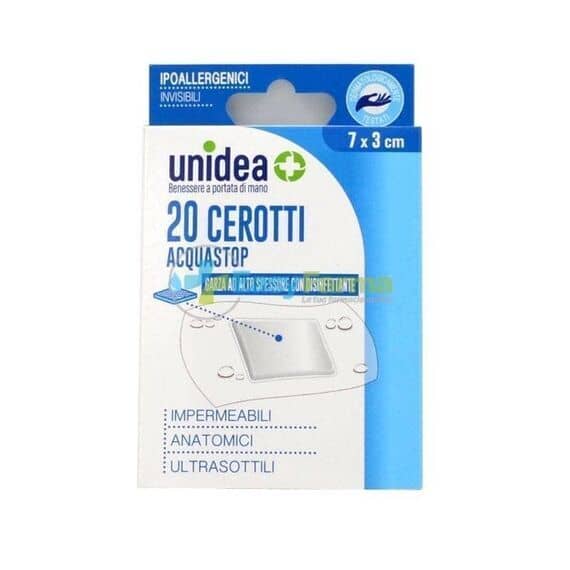 Cerotto Unidea Misura Grande Impermeabile 7 X 3 Cm 20 Pezzi | Acquista Online su Farmaclick