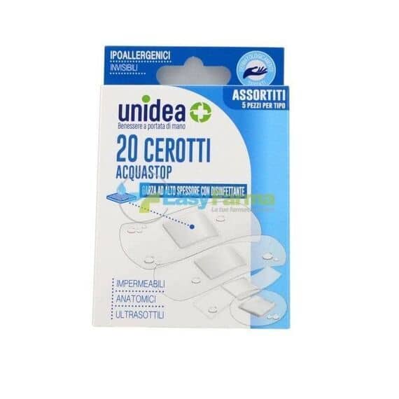 Cerotto Unidea Assortito Impermeabile 20 Pezzi | Acquista Online su Farmaclick