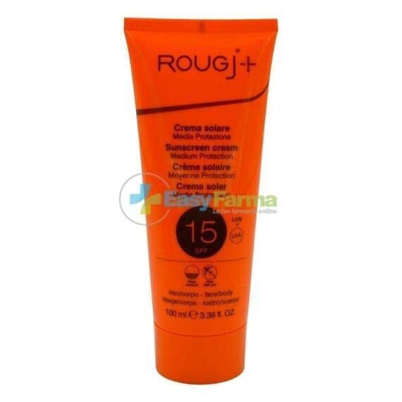 Rougj+ Crema Solare Protezione Media Spf 15 Viso e Corpo 100 Ml | Acquista Online su Farmaclick