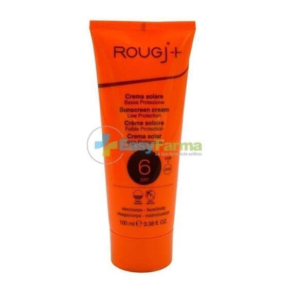 Rougj+ Crema Solare Protezione Bassa Spf 6 Viso e Corpo 100 Ml | Acquista Online su Farmaclick