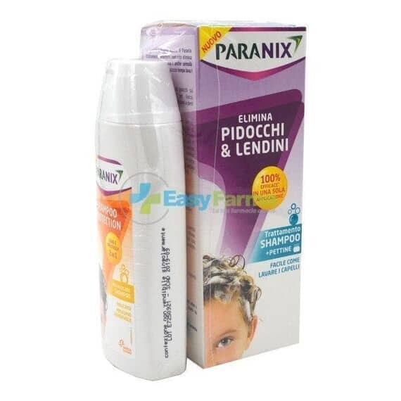 Paranix Offerta Combo Trattamento Elimina Pidocchi e Lendini Shampoo e Pettine 200 Ml + Shampoo Protection Lava e Protegge 200 Ml | Acquista Online su Farmaclick