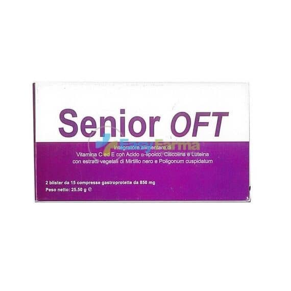 Senior Oft 30 Compresse Integratore Alimentare per il Benessere della Vista | Acquista Online su Farmaclick