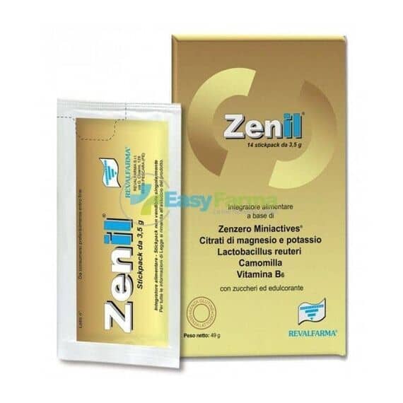 Zenil 14 Bustine Integratore per la Digestione a Base di Zenzero e Camomilla | Acquista Online su Farmaclick