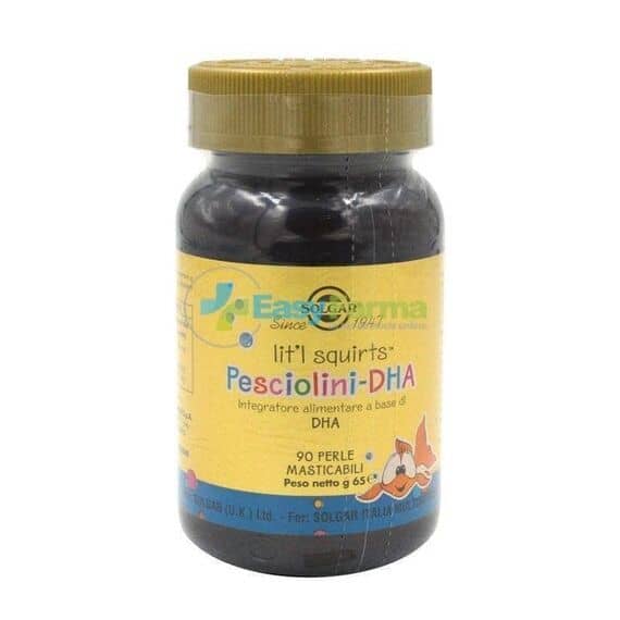 Solgar Pesciolini Dha Integratore per Bambini 90 Perle | Acquista Online su Farmaclick
