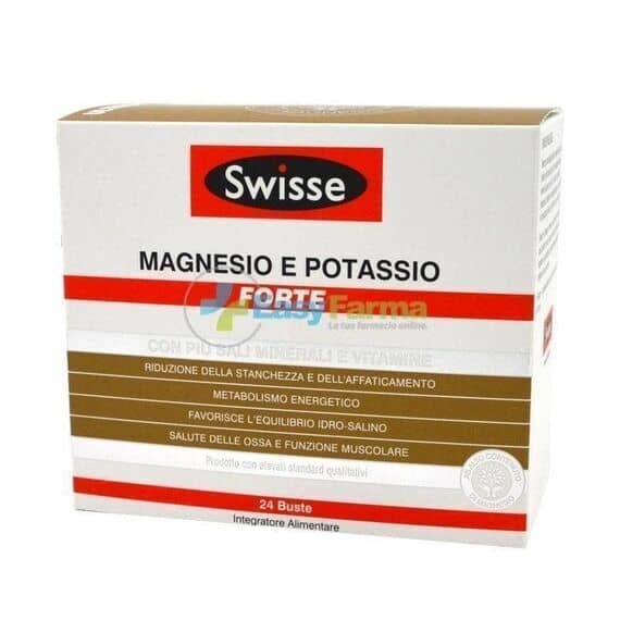Swisse Magnesio e Potassio Forte Integratore Alimentare 24 Buste | Acquista Online su Farmaclick