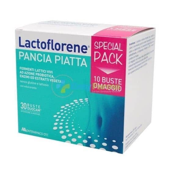 Lactoflorene Pancia Piatta 30 Buste + 10 Buste Omaggio | Acquista Online su Farmaclick