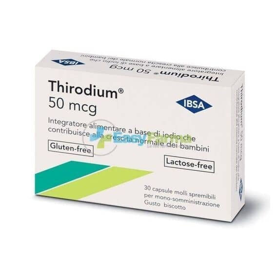Thirodium 50 Mcg Integratore Alimentare 30 Capsule Molli Spremibili | Acquista Online su Farmaclick