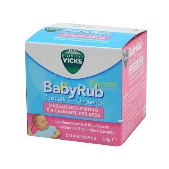 Vicks Babyrub Unguento per Massaggio Lenitivo Bebã¨ 50 G | Acquista Online su Farmaclick