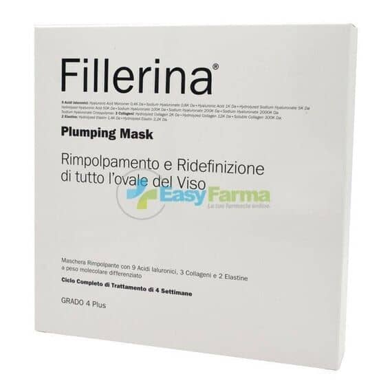 Fillerina Plumping Mask Base Grado 4 Plus 4 Maschere Monouso100 Ml | Acquista Online su Farmaclick
