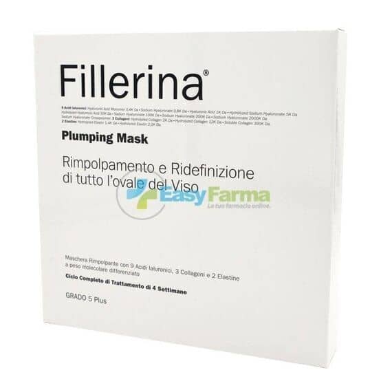 Fillerina Plumping Mask Base Grado 5 Plus 4 Maschere Monouso100 Ml | Acquista Online su Farmaclick