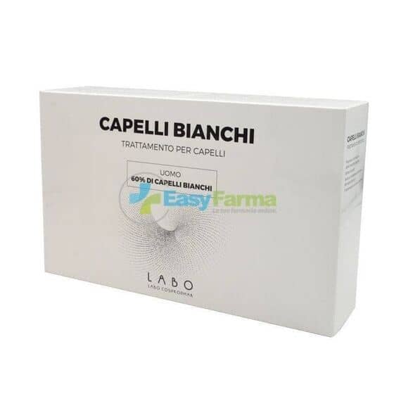 Capelli Bianchi Trattamento per Capelli Capelli Bianchi 60%uomo 20 Fiale da 3,5 Ml | Acquista Online su Farmaclick