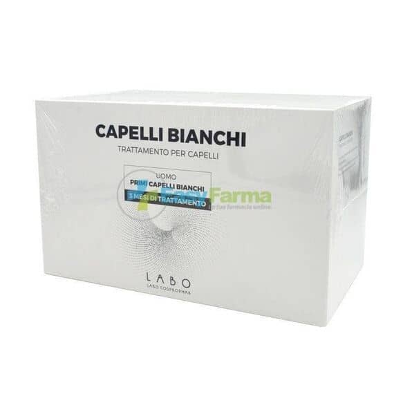 Capelli Bianchi Trattamento per Capelli Primi Capelli Bianchi Cura 3 Mesi Uomo 60 Fiale da 3,5 Ml | Acquista Online su Farmaclick