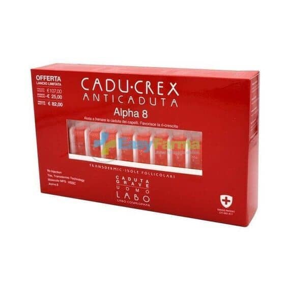 Labo Cadu Crex Anticaduta Alpha 8 Caduta Grave Uomo 20 Fiale | Acquista Online su Farmaclick