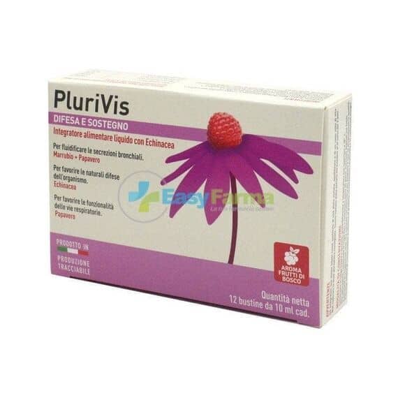 Plurivis Benessere del Respiro Integratore Alimentare Difesa e Sostegno 12 Bustine Aroma Frutti di Bosco | Acquista Online su Farmaclick