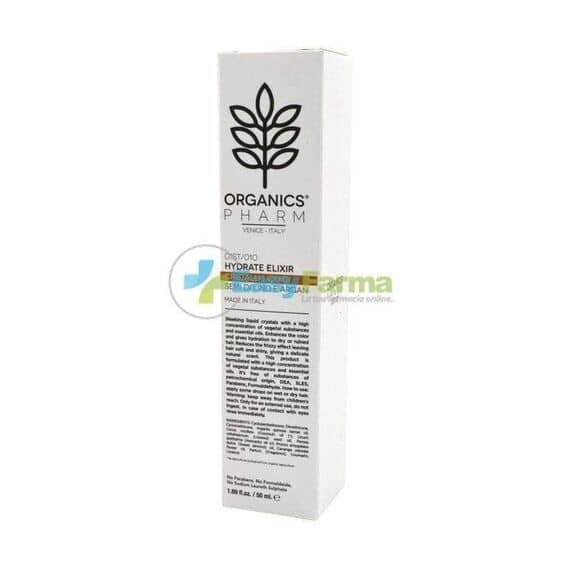 Organics Pharm Hydrate Elixir Cristalli Liquidi per Capelli Secchi 50 Ml | Acquista Online su Farmaclick
