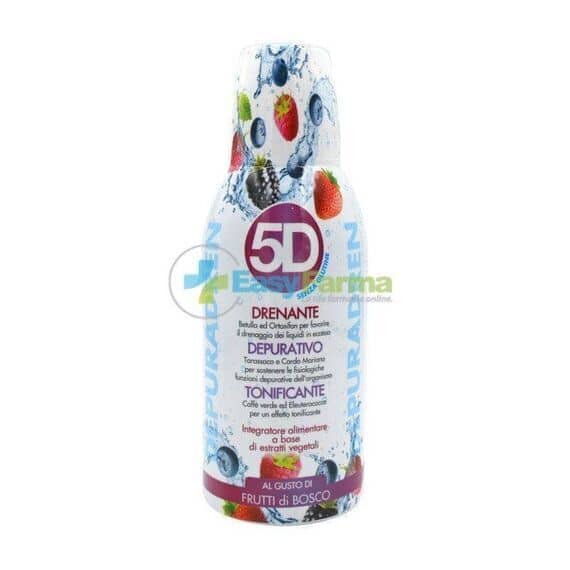 Depuradren 5d Integratore Alimentare Drenante Al Gusto di Frutti di Bosco 500 Ml | Acquista Online su Farmaclick