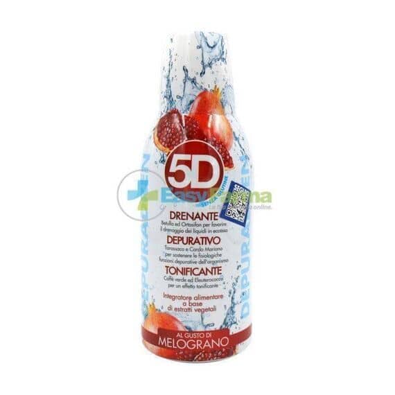 Depuradren 5d Integratore Alimentare Drenante Al Gusto di Melograno 500 Ml | Acquista Online su Farmaclick