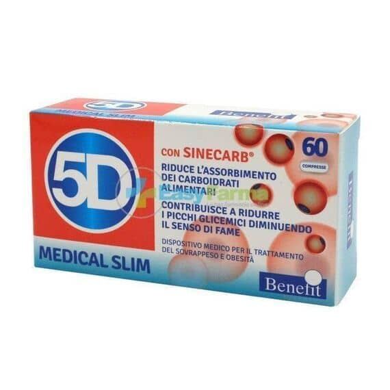 Medical Slim 5d Integratore Alimentare per Ridurre L'assorbimento dei Carboidrati 60 Compresse | Acquista Online su Farmaclick