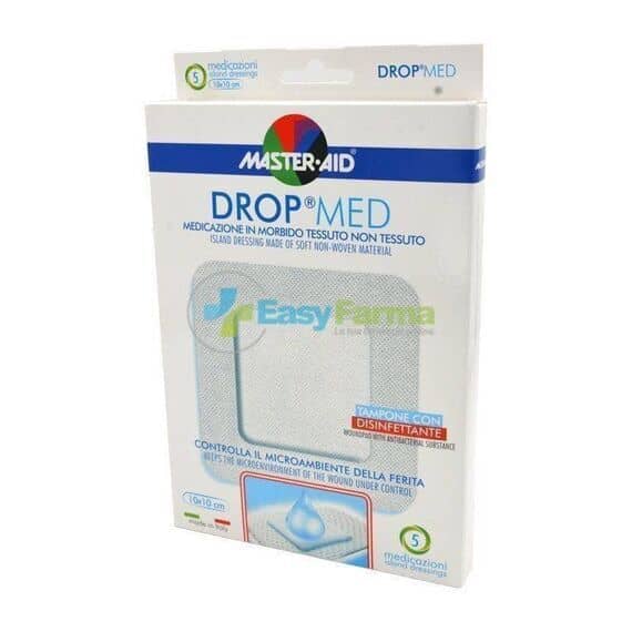 Master Aid Drop Med Cerotto Tessuto Non Tessuto 10x10 Cm 5 Cerotti | Acquista Online su Farmaclick