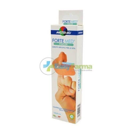 Master Aid Forte Med Finger Cerotti Specifici per le Dita 150x20 Mm 10 Cerotti | Acquista Online su Farmaclick