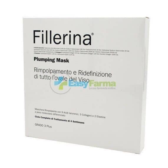 Fillerina Plumping Mask Base Grado 3 Plus 4 Maschere Monouso100 Ml | Acquista Online su Farmaclick