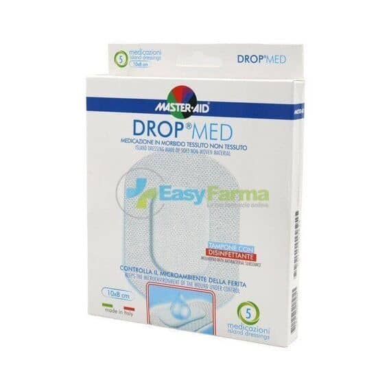 Master Aid Drop Med Cerotto Tessuto Non Tessuto 10x8 Cm 5 Cerotti | Acquista Online su Farmaclick