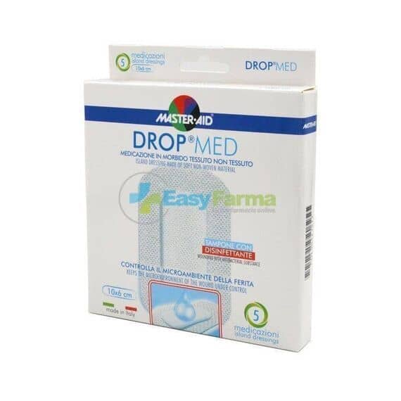 Master Aid Drop Med Cerotto Tessuto Non Tessuto 10x6 Cm 5 Cerotti | Acquista Online su Farmaclick
