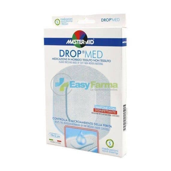 Medicazione Compressa Autoadesiva Dermoattiva Ipoallergenicaaerata Master-aid Drop Med 10x12 5 Pezzi | Acquista Online su Farmaclick