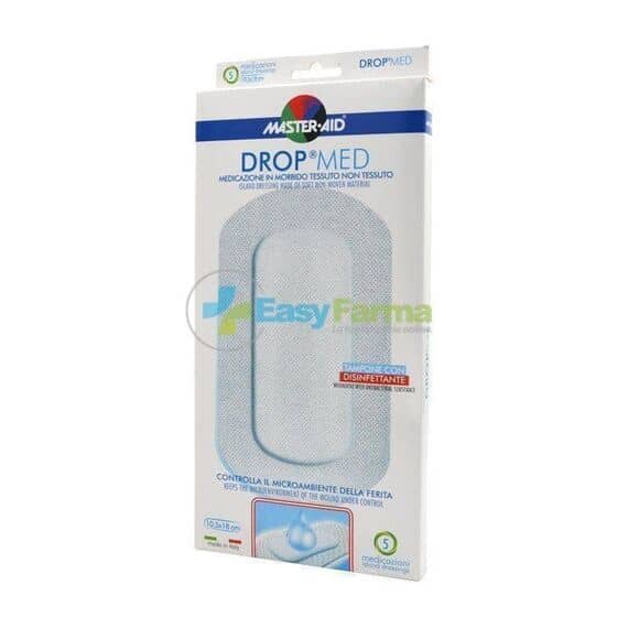 Master Aid Drop Med Cerotto Tessuto Non Tessuto 10,5x18 Cm 5 Cerotti | Acquista Online su Farmaclick