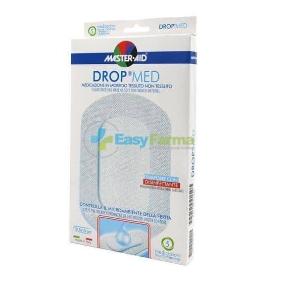 Master Aid Drop Med Cerotto Tessuto Non Tessuto 10,5x15 Cm 5 Cerotti | Acquista Online su Farmaclick