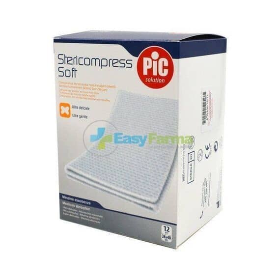Pic Stericompress Soft 12 Garze Sterili 36x40 Cm | Acquista Online su Farmaclick