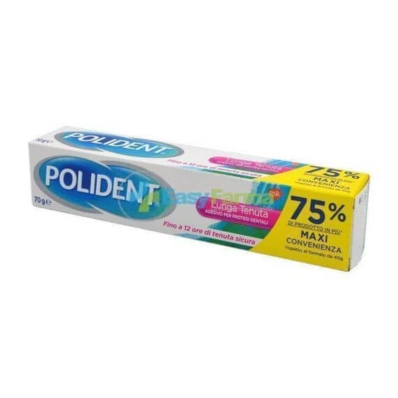Polident Lunga Tenuta Adesivo per Protesi Dentali 70 G | Acquista Online su Farmaclick