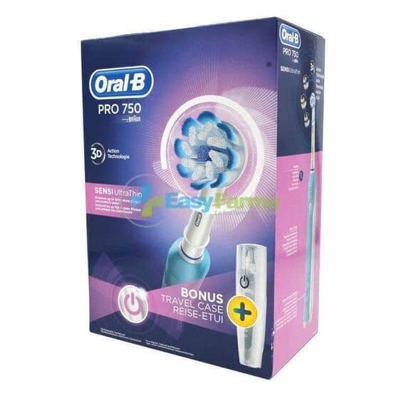 Oral-b Braun Pro 750 Sensi Ultrathin Spazzolino Elettrico | Acquista Online su Farmaclick