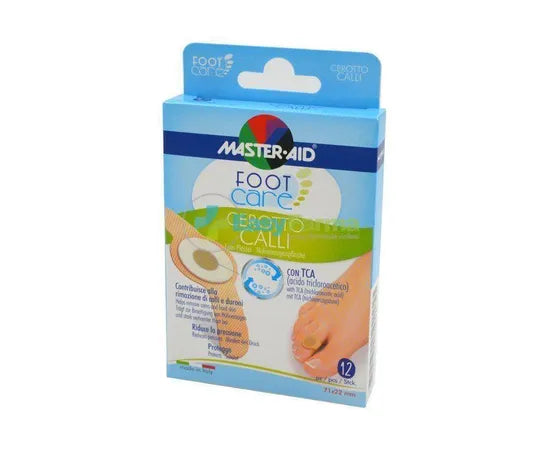 Master Aid Foot Care Hühneraugenpflaster 71x22 mm, 12 Pflaster