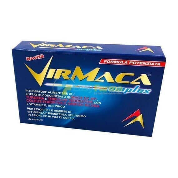 Virmaca Amplex Integratore per Uomini 32 Capsule | Acquista Online su Farmaclick