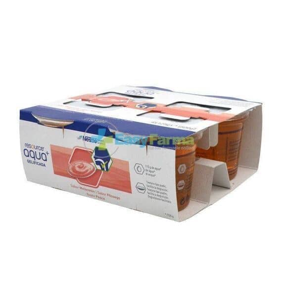 Resource Acqua + Gelificata Supplemento Alimentare Dissetante e Idratante Gusto Pesca 4x125 Ml | Acquista Online su Farmaclick