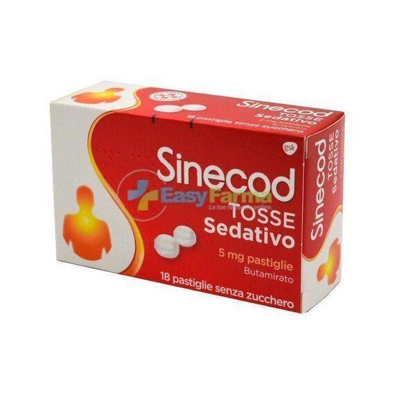 Sinecod Tosse Sedativo 18 Pastiglie 5mg | Acquista Online su Farmaclick