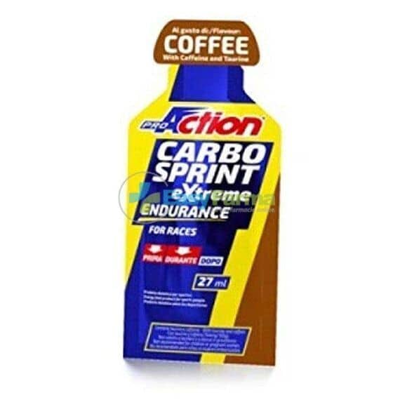 Proaction Carbo Sprint Extreme Integratore in Gel a Base di Carboidrati con Caffeina e Taurina Gusto Caffã¨ 27 Ml | Acquista Online su Farmaclick