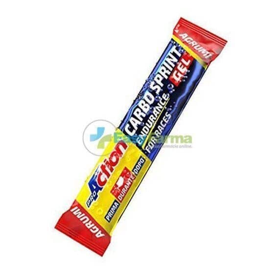 Proaction Carbo Sprint Gel Integratore in Gel a Base di Carboidrati Energetici Gusto Agrumi 25 Ml | Acquista Online su Farmaclick
