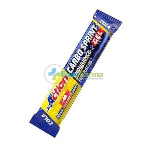 Proaction Carbo Sprint Gel Integratore in Gel a Base di Carboidrati Energetici Gusto Cola 25 Ml | Acquista Online su Farmaclick