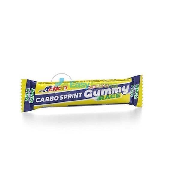 Proaction Carbo Sprint Gummy Baretta Energetica Gommosa con Carboidrati Veloci e Bcaa Gusto Mela Verde 30 G | Acquista Online su Farmaclick