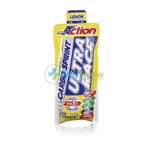 Proaction Carbo Sprint Ultra Race Integratore in Gel di Carboidrati Isotonico Gusto Limone 60 Ml | Acquista Online su Farmaclick
