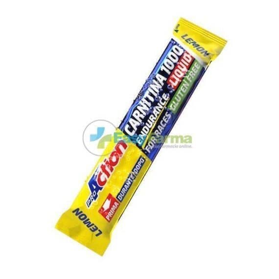 Proaction Carnitina 1000 Liquid Integratore Energetico Liquido Gusto Limone 25 Ml | Acquista Online su Farmaclick