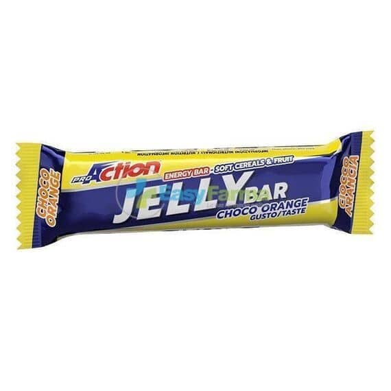 Proaction Jelly Bar Barretta Energetica con Frutta Essiccata Cereali e Gelatine di Frutta Gusto Ciocco Arancia 40 G | Acquista Online su Farmaclick
