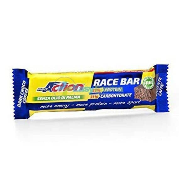 Proaction Race Bar Barretta Energetica con 37% di Proteine Gusto Fondente Caffã¨ 50 G | Acquista Online su Farmaclick