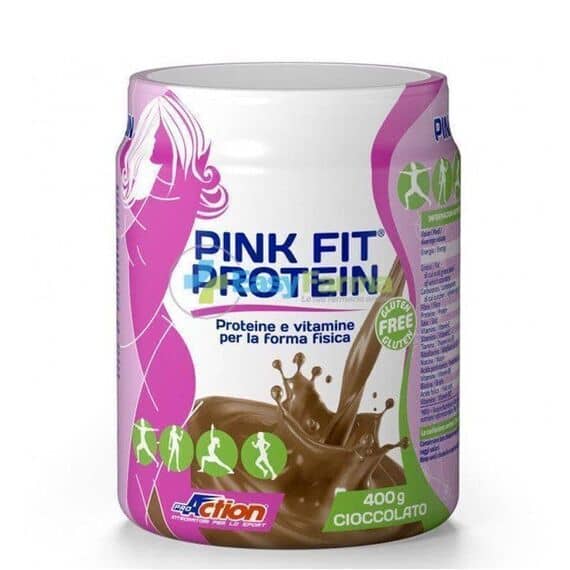 Proaction Pink Fit Protein Integratore di Proteine Gusto Cioccolato 400 G | Acquista Online su Farmaclick